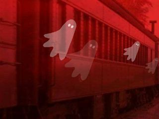 Free Halloween Train Screensaver Screenshot